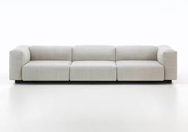 Dreisitzer couch polster design sofa moderne sitz sofas samt zimmer möbel 3er. Soft Modular Sofa Three Seater Vitra Laser Light Grey Forest Vitra Soft Modular 3sitzer 17