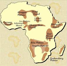 The map's key helps to identify the land elevation and water depth. Africa World Geography For Upsc Ias Notes