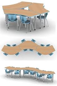 Smith System Uxl Crescent Table Ul72cr Collaborative Desks Worthington Direct Collaborative Desk Classroom Interior Office Interior Design