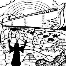 Pairs of animals file onto noah's ark in this old testament coloring page. Noah S Ark Printable Coloring Pages