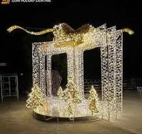 Giant 25M 3D LED smart christmas tree motif light for ...