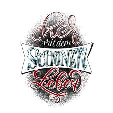 222 Handlettering Spruche Bunte Galerie