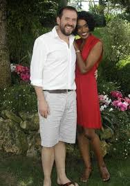 This Is Such A Sweet Photo Ben Miller Who Played Richard Poole And Sara Martins Who Plays Camille Bordey Death In Paradise Sara Martins Paradise