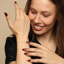 Crystal Bloom Bracelet in Silver