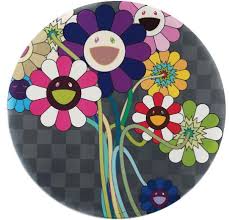 Takashi murakami inspired flower svg,vector file,printable file,cricut, pride day colorful rainbow smiley daisy diy cut file,gay pride. Download Hd Takashi Murakami Purple Flowers In A Bouquet Murakami Takashi Transparent Png Image Nicepng Com