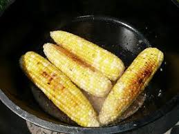 Everyday Dutch Oven Pan Seared Corn On The Cob Dutch Oven Cooking Dutch Oven Recipes Corn