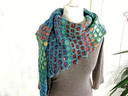 Emblem für nationalfeiertag in mexiko. Tuch Stricken Mehrfarbig Hexagon Muster