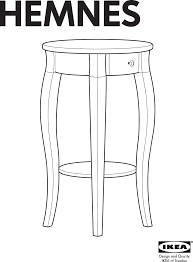Add style to your home, with pieces that add to your decor while providing hidden storage. Ikea Hemnes Bedside Table 17 Round Assembly Instruction