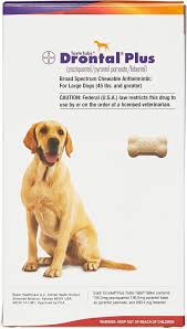 Drontal Plus Chewable Tablets For Dogs Over 45 Lbs 1