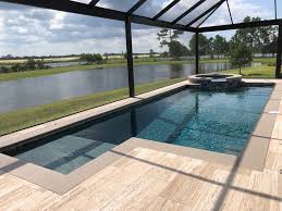 Simple Pool Design With Spa In Orlando Simple Pool Florida Pool Swimming Pools Backyard