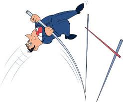 10 pole vault bar stock illustrations and clipart. Businessman Doing The Pole Vault Clipart Image