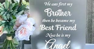  Sympathy Brother Loss Of Brother Loss Of Sibling Brother Etsy Father Sympathy Birthday In Heaven Loss Of Dad