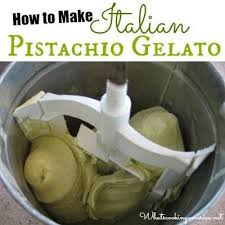 Italian Pistachio Gelato Recipe Recipe Gelato Recipe Ice Cream Maker Recipes Pistachio Gelato