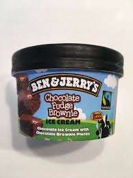 Chocolate Fudge Brownie Chocolate Ice Cream With Chocolate Brownie Pieces