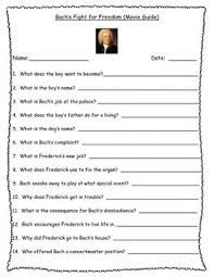 Bach S Fight For Freedom Movie Guide Movie Guide Fight For Freedom Music Education Resources