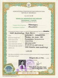 Saran saya gunakan nomor yang tertera di ijazah. Ijazah Smk Pdf