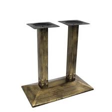 It's made with a slim metal base with sled legs, and has a surface made from a blend of solid and engineered wood in your choice of wood tone. Bronze Finish Metal Coffee Table Base Norpel Furniture