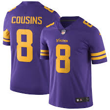 Cousins will now have to learn under the vikings' sixth offensive coordinator in the last six seasons. Men S Nike Kirk Cousins Purple Minnesota Vikings Color Rush Vapor Untouchable Limited Jersey