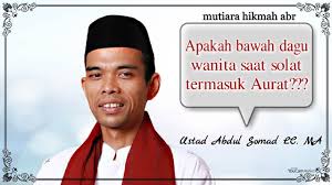 Batas aurat wanita di hadapan wanita lain cukup antara pusar hingga lutur karena asumsi awal syahwat  tidak akan muncul sesama wanita. Bawah Dagu Perempuan Saat Solat Apakah Aurat Ustad Abdul Somad Youtube