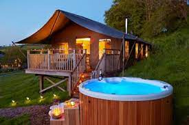 If you're looking for luxury, then it's not really glamping without. Glamping With Hot Tub