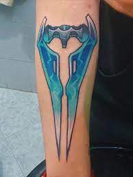 Energy sword tattoo