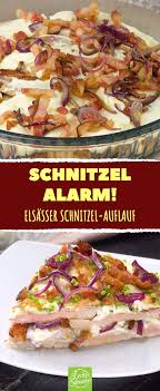 Elsasser Schnitzel Auflauf Lecker Schnitzel Lebensmittel Essen