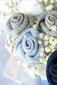 Baby Socks Rose Bud Flower Bouquet Grateful Prayer Thankful Heart