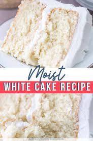 While the cake is still hot, wrap it with a layer of plastic wrap, then a layer of aluminum foil, and put it in the freezer. Moist White Cake I Scream For Buttercream