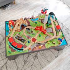 From the elevated train station, kids can embark on an adventure across town as they push the magnetic train along the track. Kidkraft Pacific Railway Train Set Table 1 Pick N Save