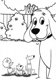 Dog Clifford The Big Red Dog And Friends Coloring Page Dog Coloring Page Thanksgiving Coloring Pages Cartoon Coloring Pages