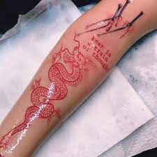 Pin By Cris Loren On Ink Piercings In 2020 Red Ink Tattoos Red Tattoos Tattoos