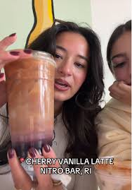 Cherry Vanilla Latte Review at Nitro Bar, RI