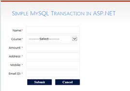 If (!filter_var($email, filter_validate_email)) { $emailerr = invalid email format; Simple Mysql Transaction In Asp Net