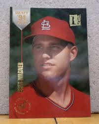 BASEBALL CARD TSC DRAFT '94 PICK 1ST DAY ISSUE BRET WAGNER ST. LOUIS  CARDINALS
