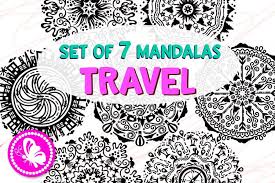 Download Bundle Mandalas Set 7 Svg Camping Travel Vacay Camp Mandala 648285 Cut Files Design Bundles