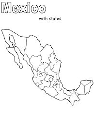 Click on the colouring page to open in a new window and print. Mexico Map Coloring Page Free Printable Coloring Pages For Kids