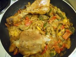 Cuisse De Dinde A La Basquaise Recette Cuisse De Dinde Recette A Base De Poulet Dinde