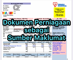 Sistem ini merupakan salah satu inovasi prihatin rakyat. Modul 3 Dokumen Perniagaan Sebagai Sumber Maklumat