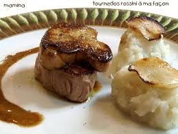 Tournedos Rossini Foie Gras Truffe Et Topinambour Recette Revisitee Par Mamina Pour Les Fetes Et Si C Etait Bon Recette Idee Recette Filet Mignon