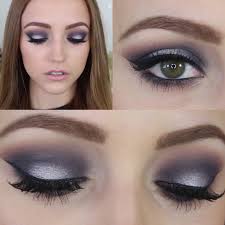 Black And Silver Smokey Eye Makeup Navy Blue And Silver Smokey Eye Kathleenlights On Youtube Navy Eye Makeup Silver Makeup Blue Makeup