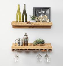 Wooden wine racks wall mounted. For 6 Bottles Mitime Wall Series Wine Rack Simple And Fashionable Floating Wine Shelf Wall Mounted Paulownia Wood Wine Rack Country Style Kitchen Dining Wine Racks Cabinets Ferreira Reinigungen Ch