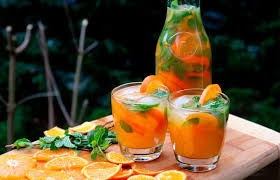 Como Fazer Drink De Tangerina Mojito De Tangerina Com Caldo De Cana Receita De Mojito Mojito Caldo De Cana