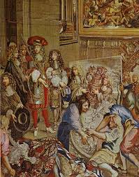 Louis Xiv Visits The Gobelins With Colbert 15 October 1667 Tapestry From The Series Histoire Du Roi Designed By Charles Tapestry Louis Xiv Historical Art