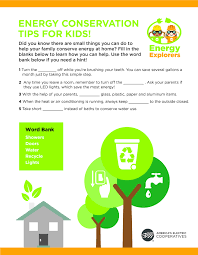 Energy Explorers Energy Saving Tips For Kids Energy Conservation Energy Saving Tips Save Energy