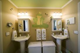 Bright, primary colors are popular, with bold blues, yellows greens and reds common choices. 25 Creative And Bright Kids Bathroom Design Ideas