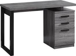 Blessington Gray Desk Grey Desk Computer Desk Grey Office Desk For Sale