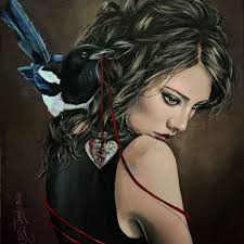 Sally Jacob's “My Heart” acrylic