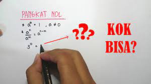 Berapakah nilai 0 pangkat 0? Pangkat Nol Youtube