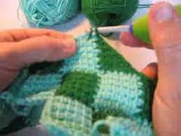 This Is The Edging Row Of Triangles For My Entrelac Crochet Blanket My Crafts And Diy Proj Entrelac Crochet Entrelac Crochet Blanket Tunisian Crochet Patterns