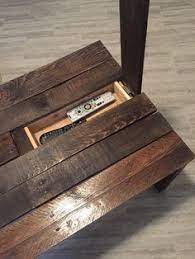 Pallet Coffee Table With Hidden Storage Coffee Table With Hidden Storage Furniture Projects Wood Diy